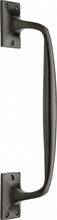 Load image into Gallery viewer, Heritage Brass Door Pull Handle Cranked Design 12&quot;