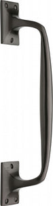 Heritage Brass Door Pull Handle Cranked Design 12"
