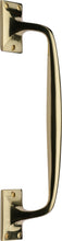 Load image into Gallery viewer, Heritage Brass Door Pull Handle Cranked Design 12&quot;