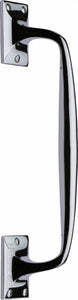 Heritage Brass Door Pull Handle Cranked Design 12"