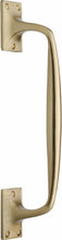 Load image into Gallery viewer, Heritage Brass Door Pull Handle Cranked Design 12&quot;