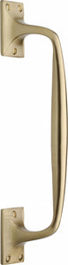 Heritage Brass Door Pull Handle Cranked Design 12"