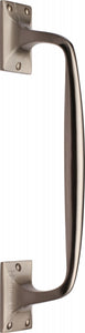 Heritage Brass Door Pull Handle Cranked Design 12"
