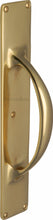 Load image into Gallery viewer, Heritage Brass Door Pull Handle on Plate