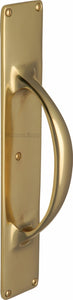 Heritage Brass Door Pull Handle on Plate