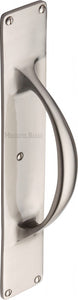 Heritage Brass Door Pull Handle on Plate