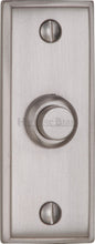 Load image into Gallery viewer, Heritage Brass Bell Push 3&quot; x 1&quot;