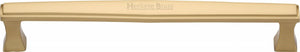 Heritage Brass Door Pull Handle Deco Design 305mm
