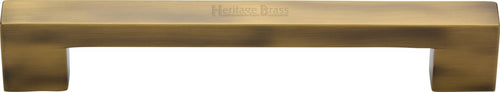 Heritage Brass Door Pull Handle Urban Design 305mm