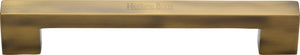 Heritage Brass Door Pull Handle Urban Design 305mm