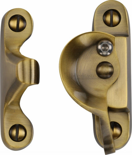 Heritage Brass Fitch Pattern Sash Fastener Lockable