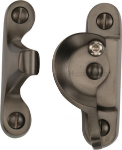 Heritage Brass Fitch Pattern Sash Fastener Lockable