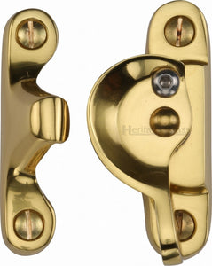 Heritage Brass Fitch Pattern Sash Fastener Lockable