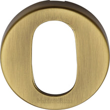 Load image into Gallery viewer, Heritage Brass Oval Profile Cylinder Escutcheon