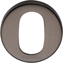 Load image into Gallery viewer, Heritage Brass Oval Profile Cylinder Escutcheon