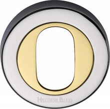 Load image into Gallery viewer, Heritage Brass Oval Profile Cylinder Escutcheon
