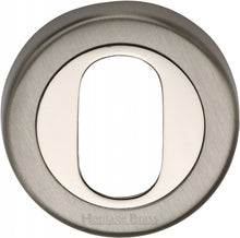 Load image into Gallery viewer, Heritage Brass Oval Profile Cylinder Escutcheon