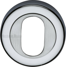 Load image into Gallery viewer, Heritage Brass Oval Profile Cylinder Escutcheon
