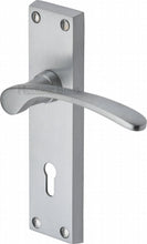 Load image into Gallery viewer, Heritage Brass Door Handle Lever Lock Sophia Design