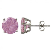 Load image into Gallery viewer, DLF Light Pink Sterling Silver Post Earrings W18
