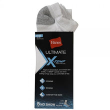 Load image into Gallery viewer, Hanes Men&#39;s Ultimate X-Temp™ No Show Socks - White