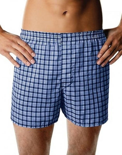 Hanes Men's ComfortBlend® Woven Boxers with Comfort Flex® Waistband 3-Pack