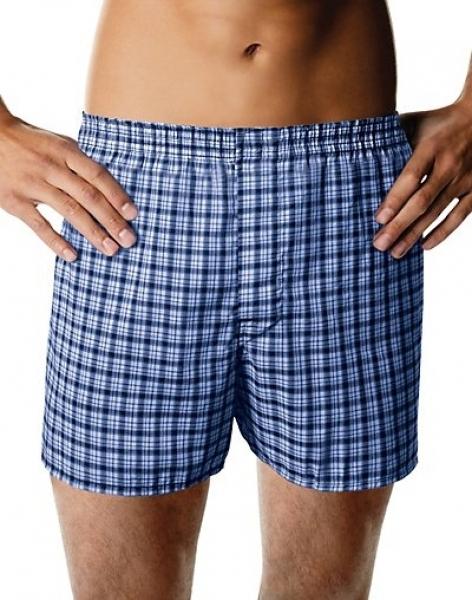 Hanes Men's ComfortBlend® Woven Boxers with Comfort Flex® Waistband 3-Pack