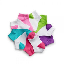 Load image into Gallery viewer, Hanes Girls&#39; Low-Cut EZ Sort® Socks Assorted 10-Pack