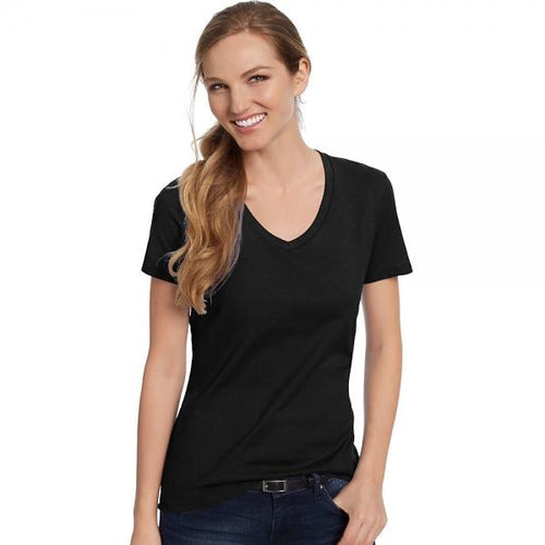 Hanes Women's Nano-T® V-Neck T-Shirt