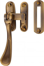 Load image into Gallery viewer, Heritage Brass Casement Window Fastener Spoon Pattern