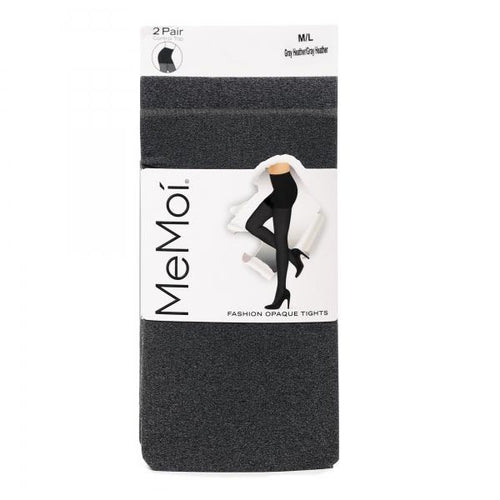 Memoi Womens Heather Tight 2 Per Pack
