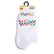 Load image into Gallery viewer, Memoi MK-555 Kids Low Cut 3 Pair Pack