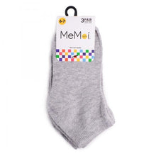 Load image into Gallery viewer, Memoi MK-556 Kids Mid Cut 3 Pair Pack