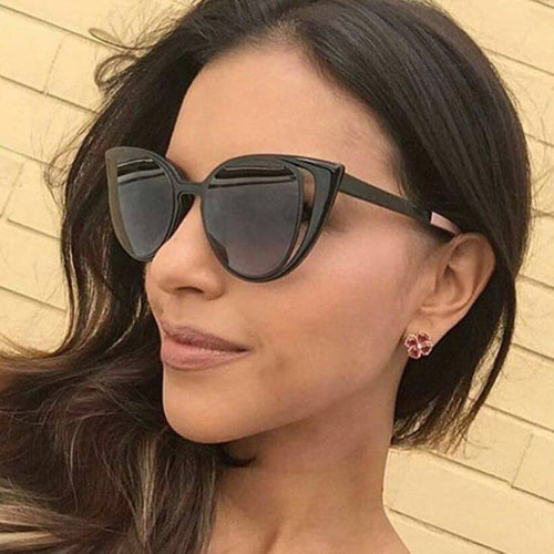 ROYAL GIRL 2017 brand designer women Sunglasses vintage acetate frame retro gradient cat eye shaped ss719
