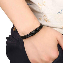 Load image into Gallery viewer, Leather Bracelets Unisex Bracelets  Cowhide Bracelets Wrist Chains