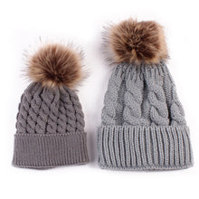 Load image into Gallery viewer, Mom And Baby Knitting Keep Warm Hat