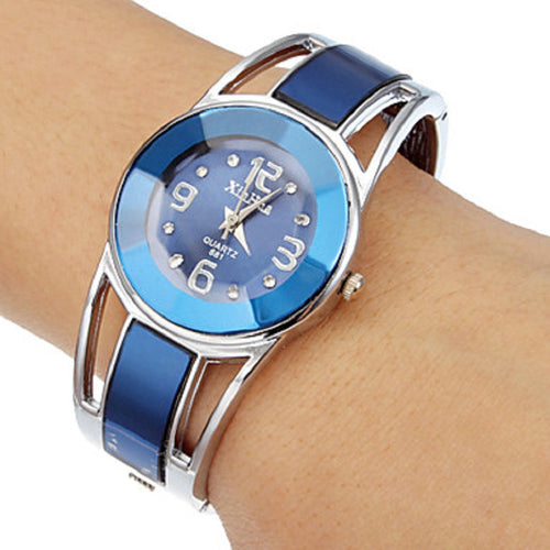 Top Luxury Rhinestone Wrist Stainless Steel Ladies Watch Women'S Watches