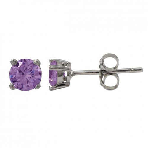 DLF Lavender Sterling Silver Post Earrings W18